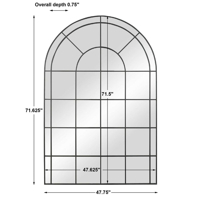 GRANTOLA ARCH MIRROR, BLACK