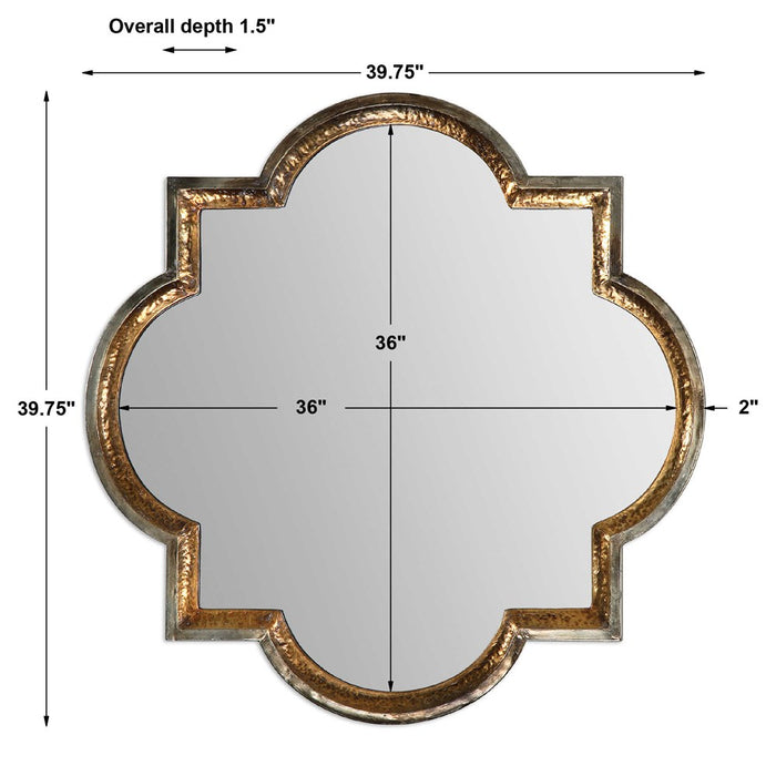 LOUROSA QUATREFOIL MIRROR