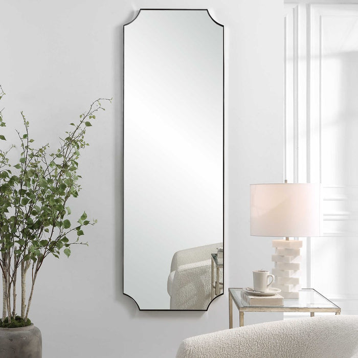 LENNOX TALL MIRROR, NICKEL