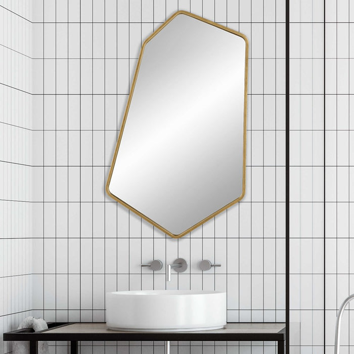 LINNEAH LARGE MIRROR, GOLD