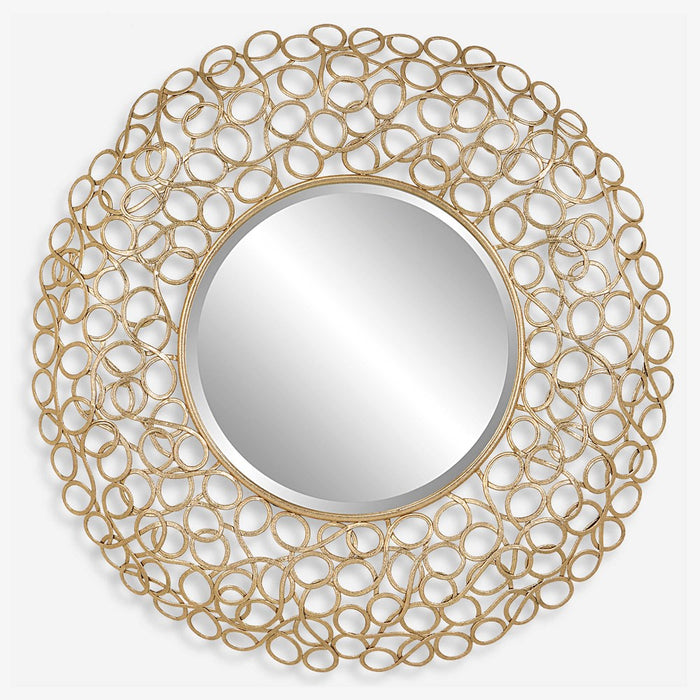 SWIRL ROUND MIRROR