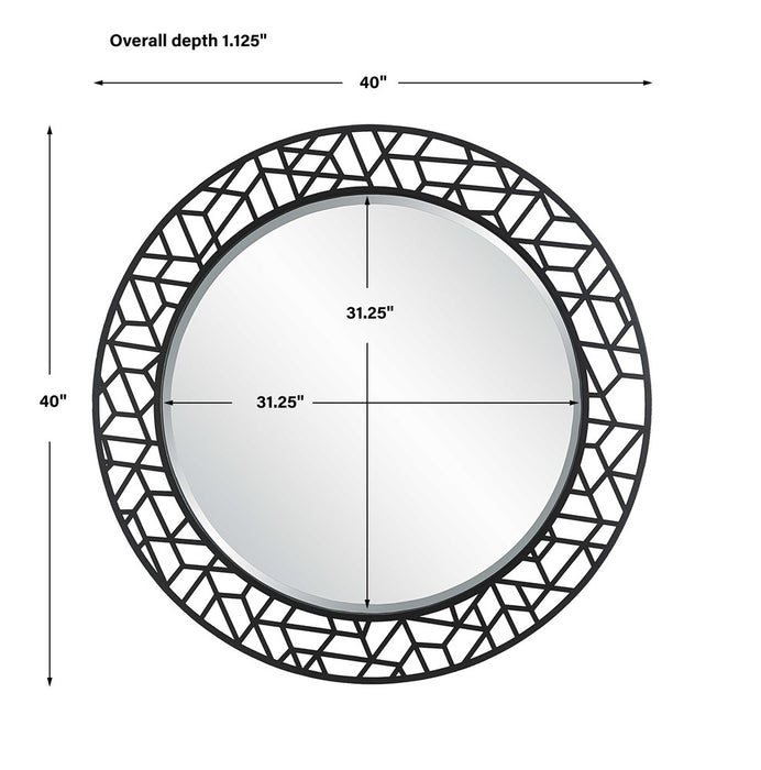 MOSAIC ROUND MIRROR