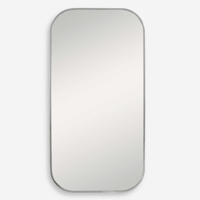 TAFT MIRROR, POLISHED NICKEL