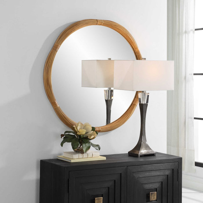 SALINA ROUND MIRROR