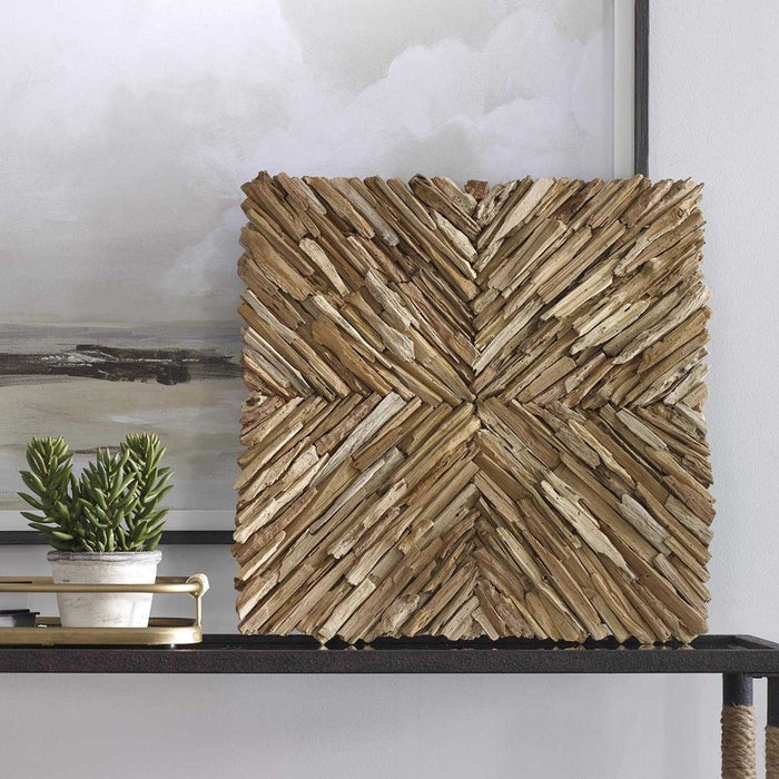 OUTLAND WOOD WALL DECOR, NATURAL