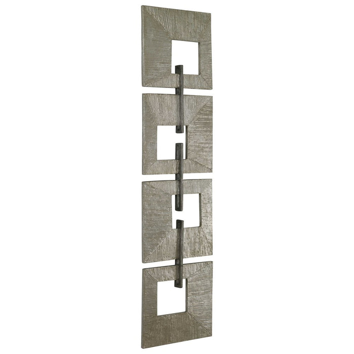 LINKED METAL WALL DECOR