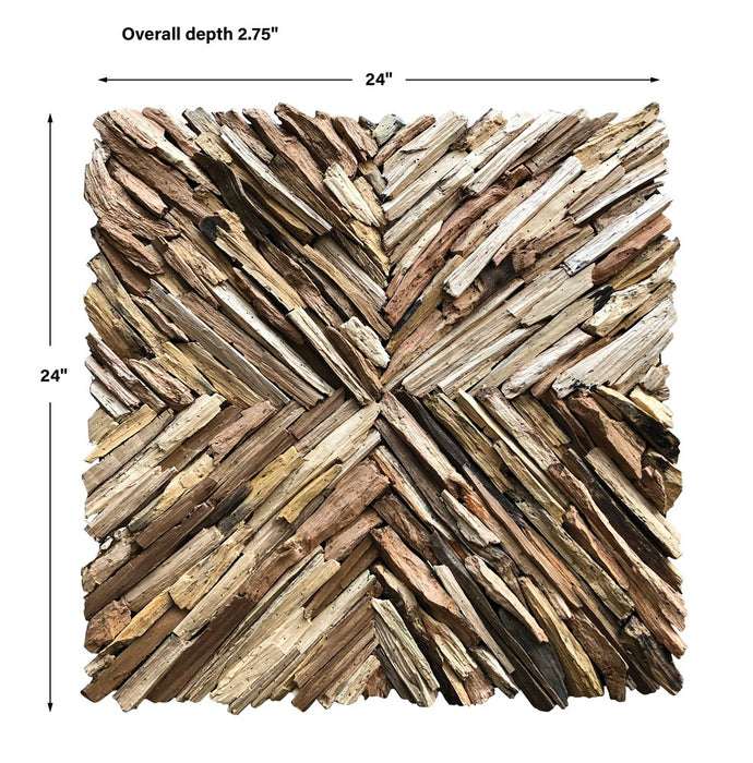 OUTLAND WOOD WALL DECOR, NATURAL