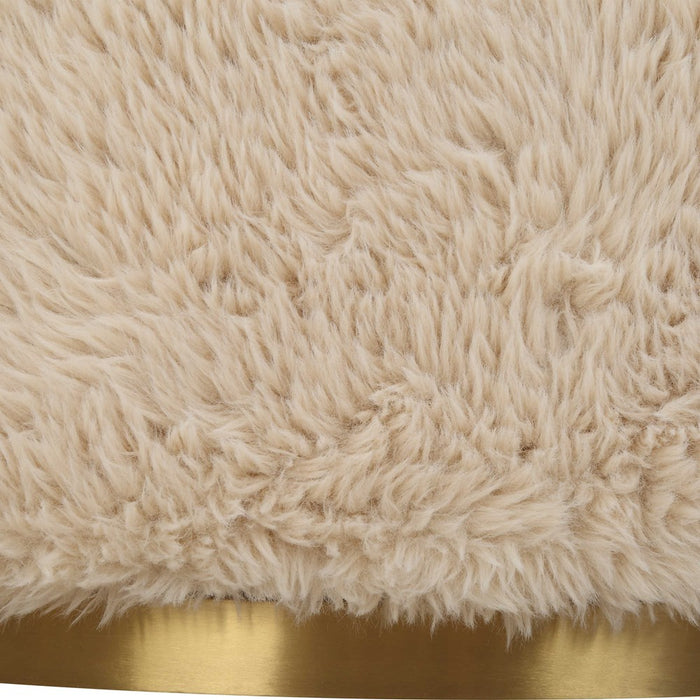 CRUE SWIVEL CHAIR, SHEEPSKIN