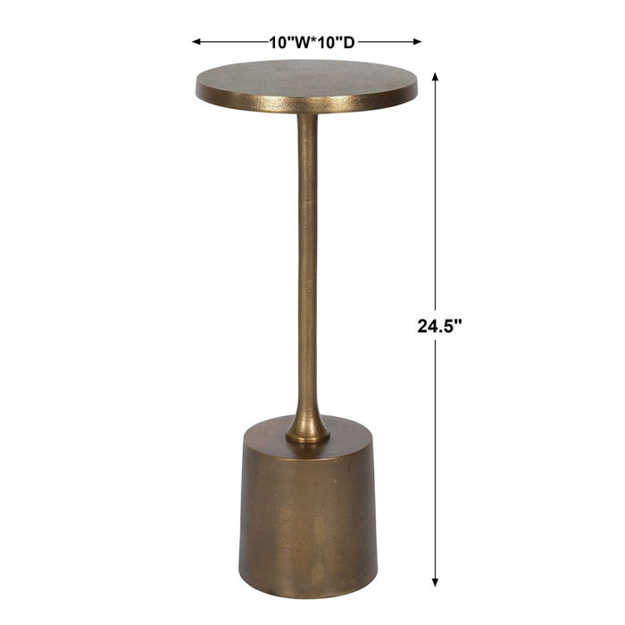 SANAGA DRINK TABLE, GOLD