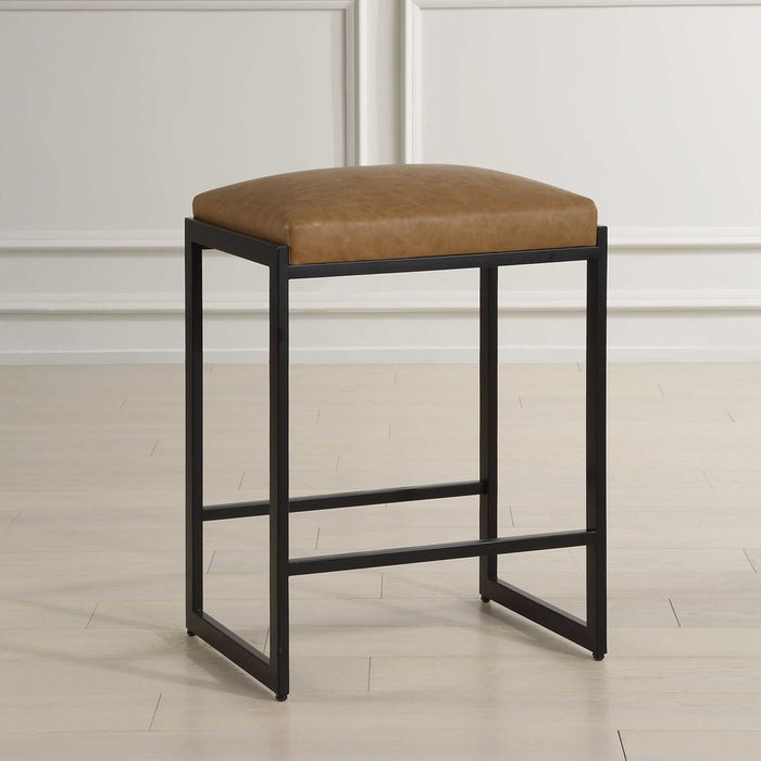 ATTICUS COUNTER STOOL, BLACK