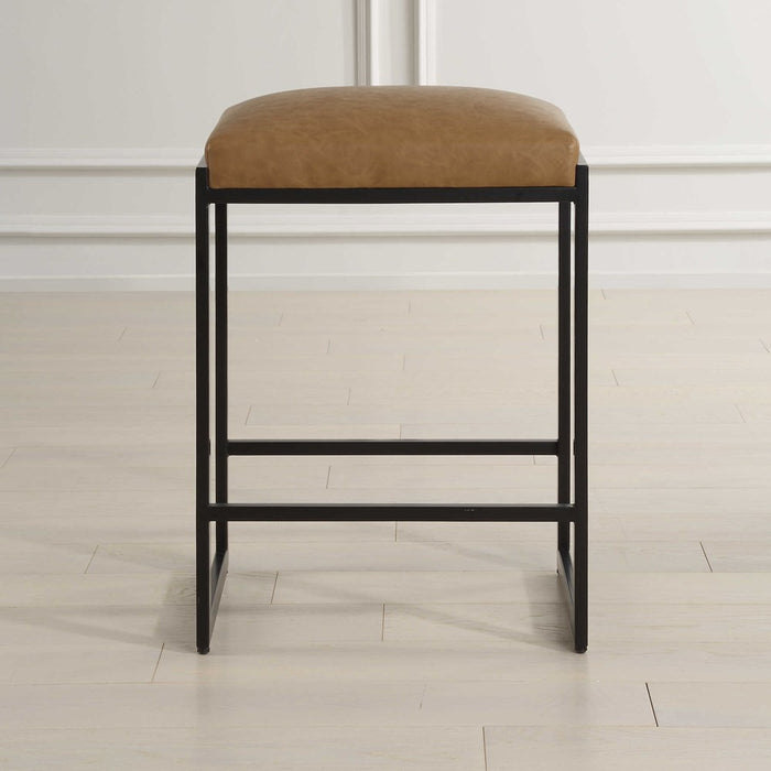 ATTICUS COUNTER STOOL, BLACK