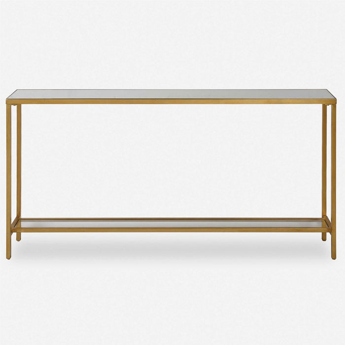 HAYLEY CONSOLE TABLE, GOLD