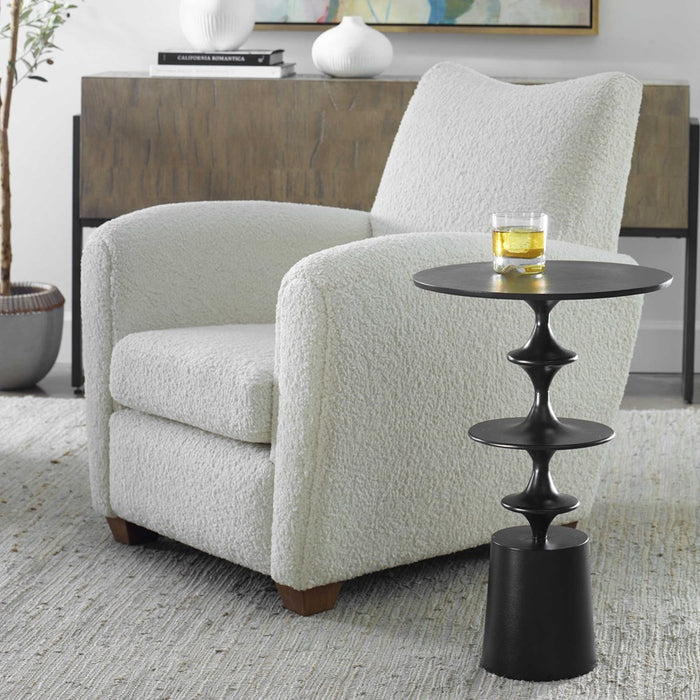 FLIGHT ACCENT TABLE, BLACK