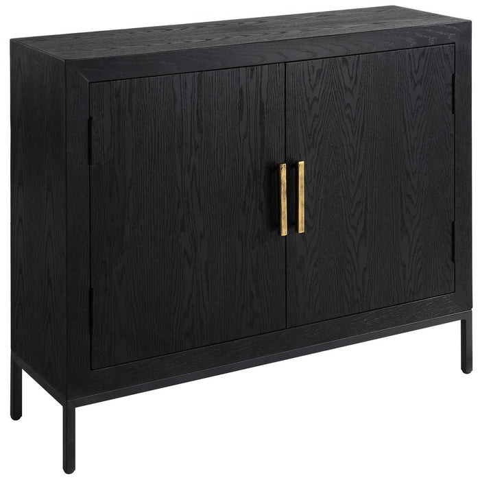 FRONT RANGE 2 DOOR CABINET, BLACK