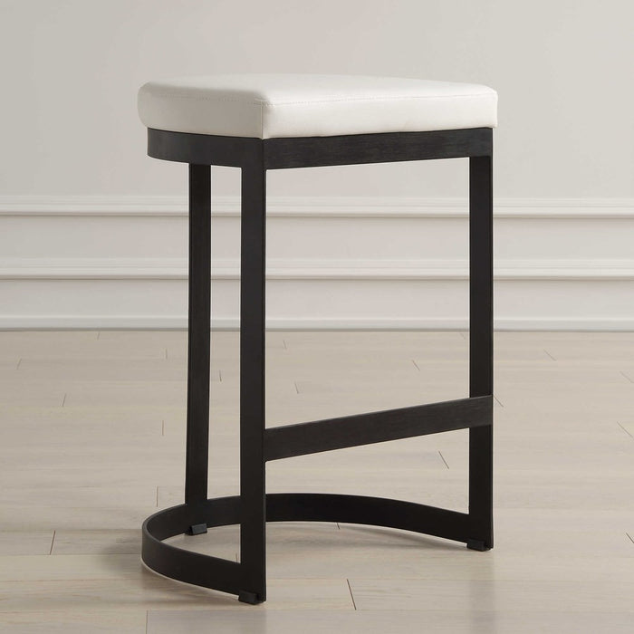 IVANNA COUNTER STOOL, WHITE