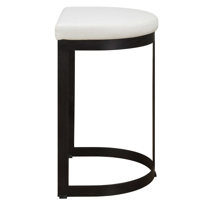 IVANNA COUNTER STOOL, WHITE