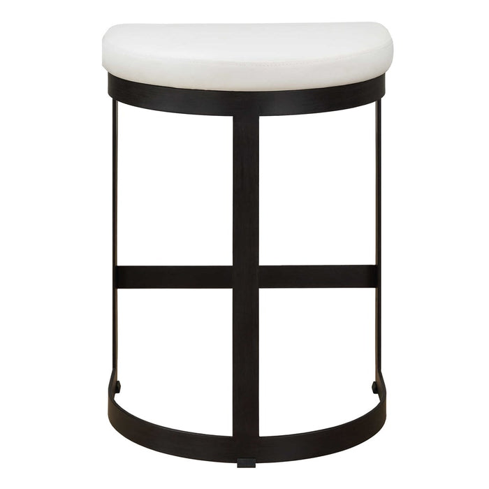 IVANNA COUNTER STOOL, WHITE