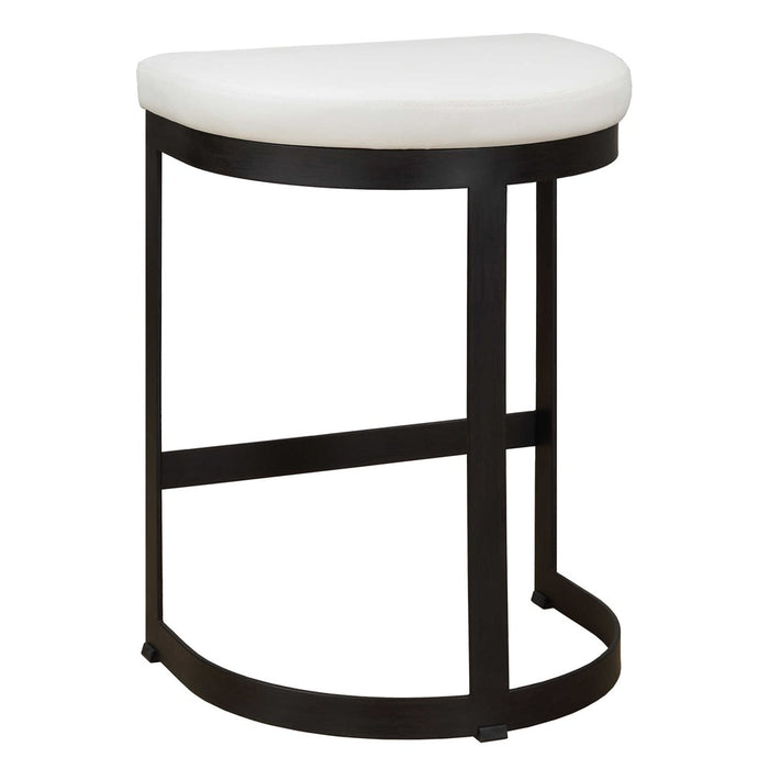 IVANNA COUNTER STOOL, WHITE