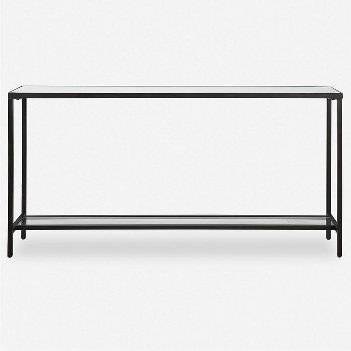 HAYLEY CONSOLE TABLE, BLACK