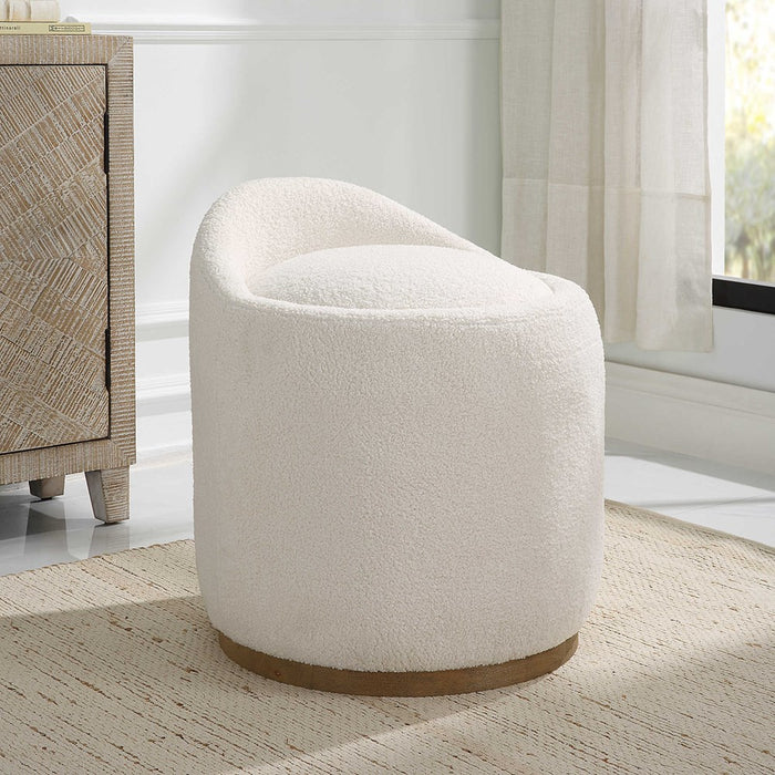 SWIRL SWIVEL OTTOMAN