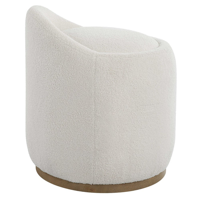 SWIRL SWIVEL OTTOMAN