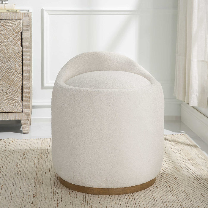 SWIRL SWIVEL OTTOMAN