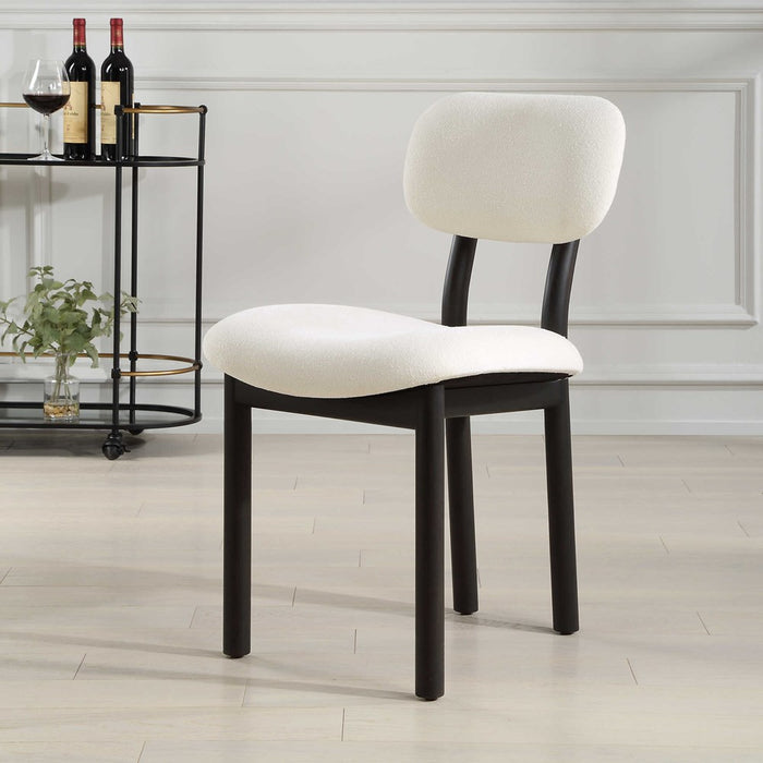 SCULPT DINING CHAIR, WHITE, 2 PER BOX, PRICED EACH