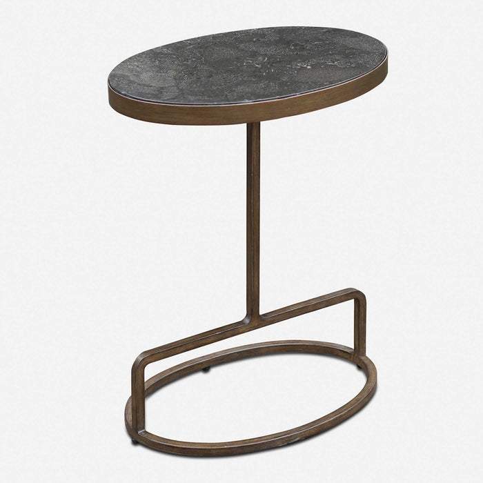 JESSENIA ACCENT TABLE, BLUESTONE