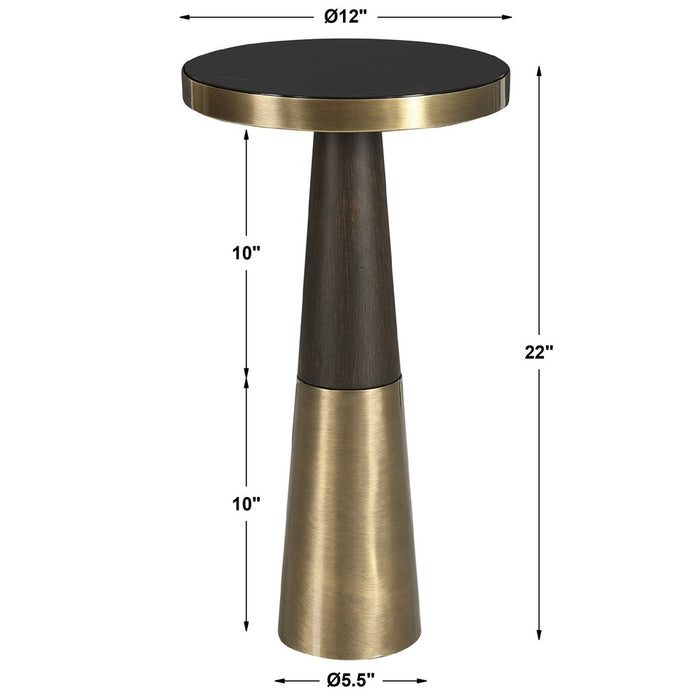 FORTIER ACCENT TABLE, ESPRESSO