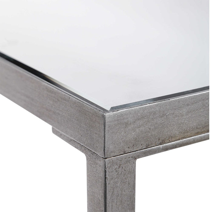 HAYLEY CONSOLE TABLE, SILVER