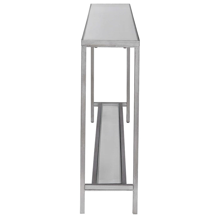 HAYLEY CONSOLE TABLE, SILVER