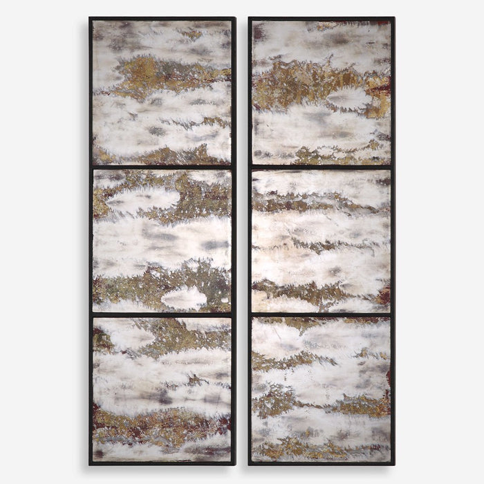 RAHILA MIRRORED WALL PANELS, S/2