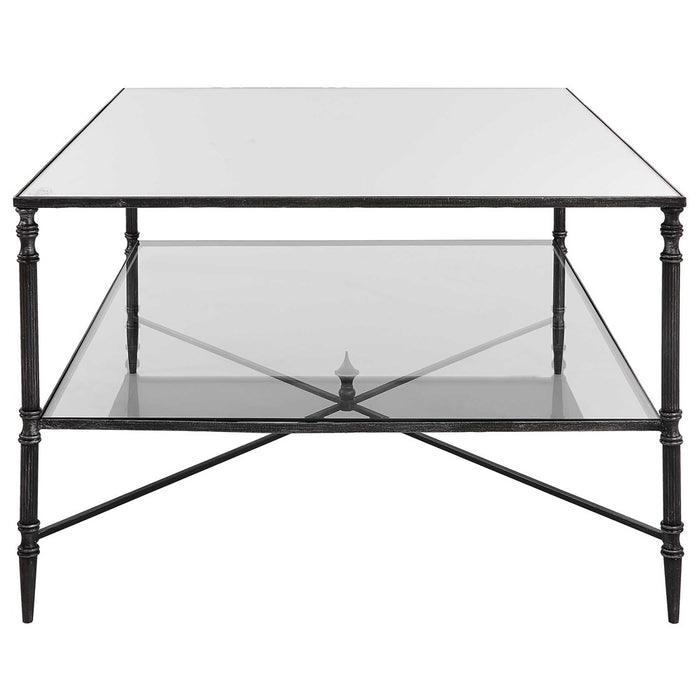 HENZLER COFFEE TABLE, STEEL