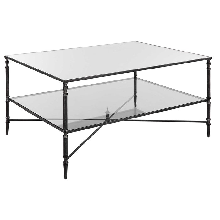 HENZLER COFFEE TABLE, STEEL