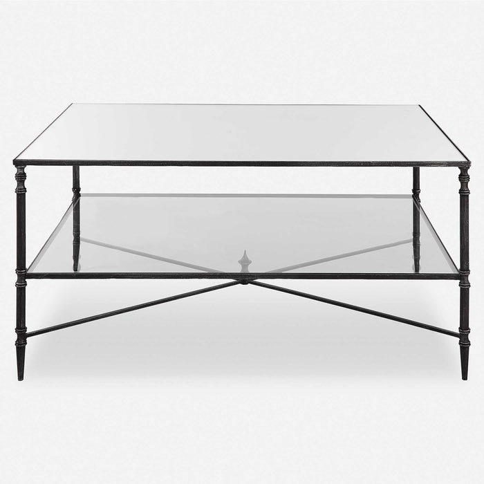 HENZLER COFFEE TABLE, STEEL