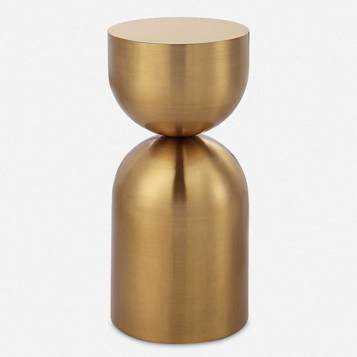 GOLDEN VESSEL ACCENT TABLE