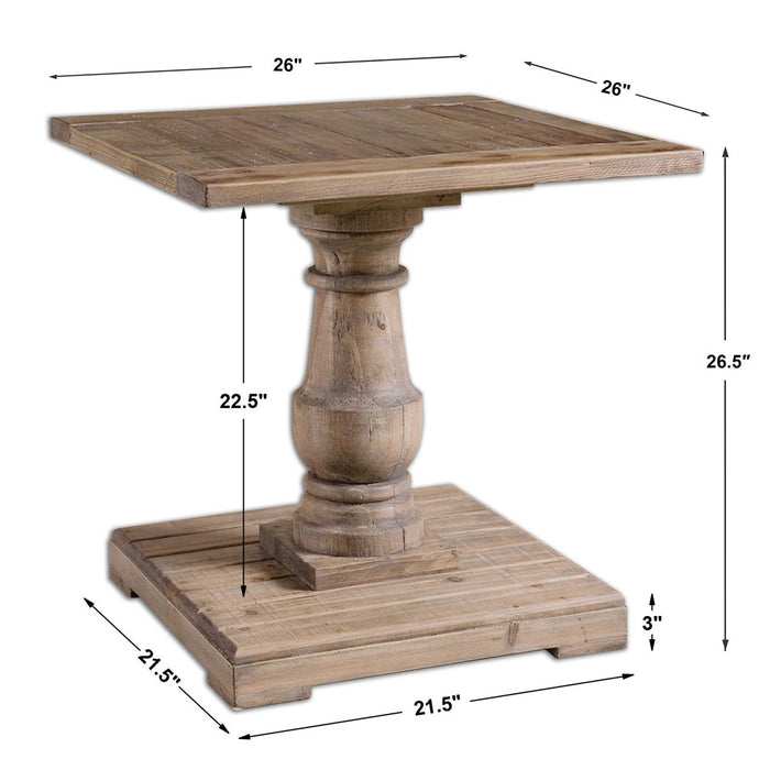 STRATFORD END TABLE