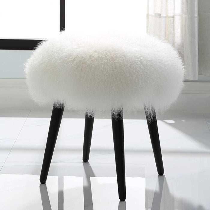 WOOLY ACCENT STOOL