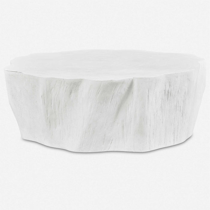 WOODS EDGE COFFEE TABLE, WHITE