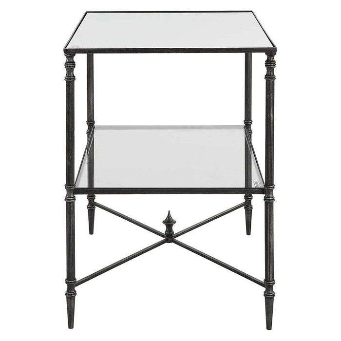 HENZLER LAMP TABLE, STEEL