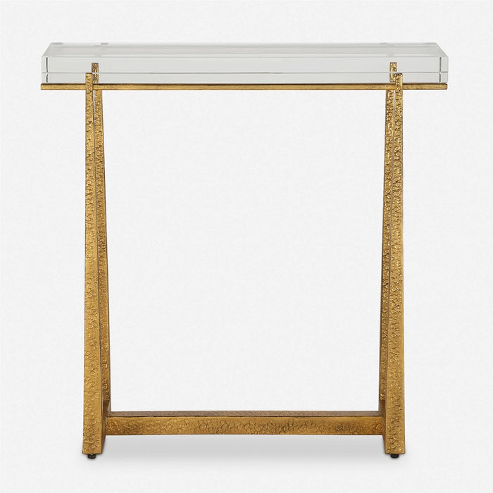 MIDAS ACCENT TABLE, GOLD