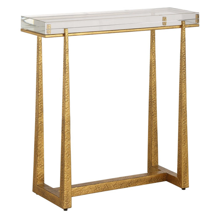 MIDAS ACCENT TABLE, GOLD