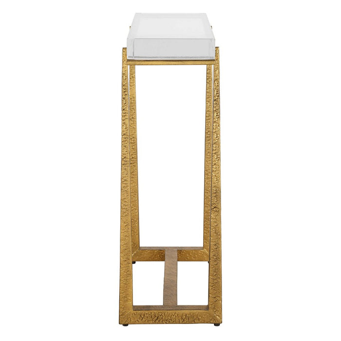 MIDAS ACCENT TABLE, GOLD