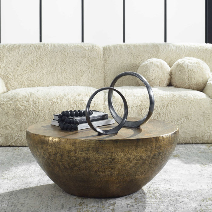 GILDED DOME COFFEE TABLE