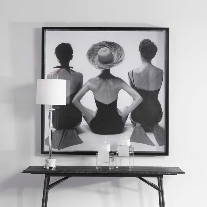 LADIES' SWIMWEAR, 1959 FRAMED PRINT