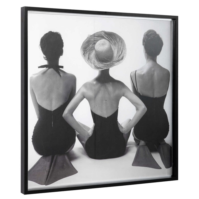 LADIES' SWIMWEAR, 1959 FRAMED PRINT