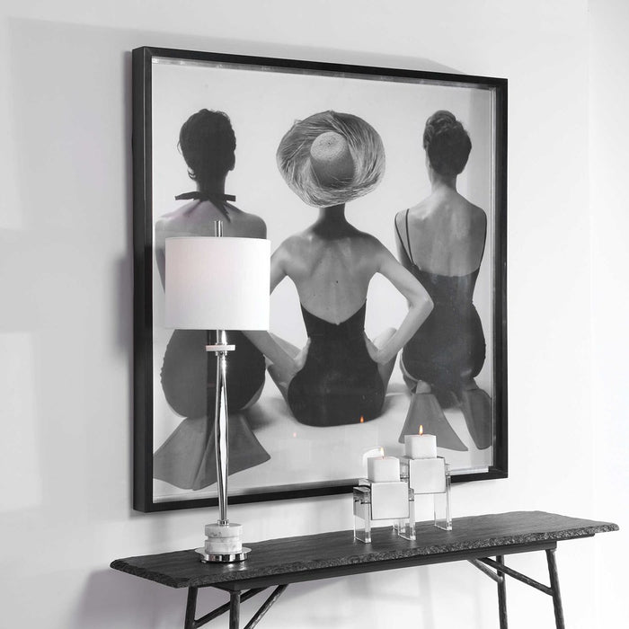 LADIES' SWIMWEAR, 1959 FRAMED PRINT