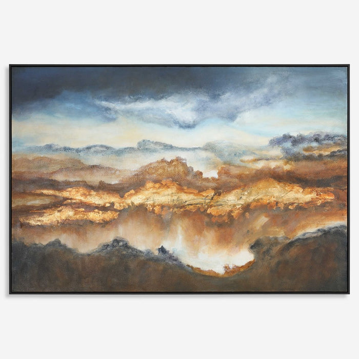 VALLEY OF LIGHT HAND PAINTED CANVAS