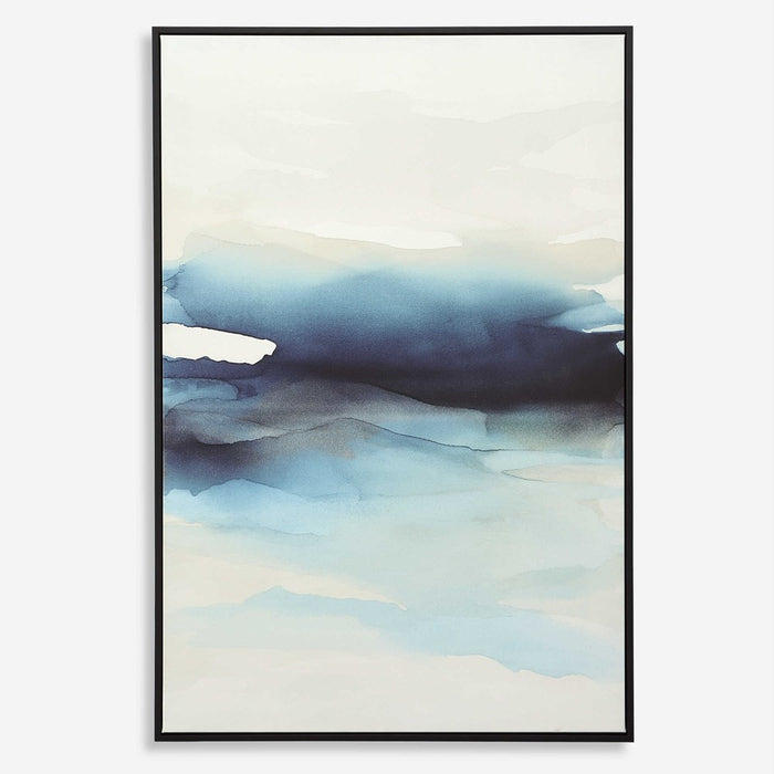 WAVES FRAMED CANVAS