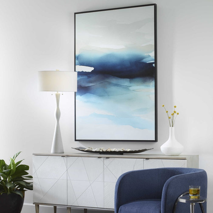 WAVES FRAMED CANVAS